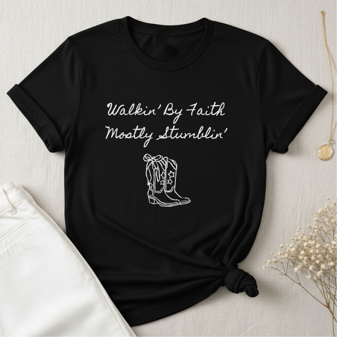 Walkin' By Faith T-Shirt