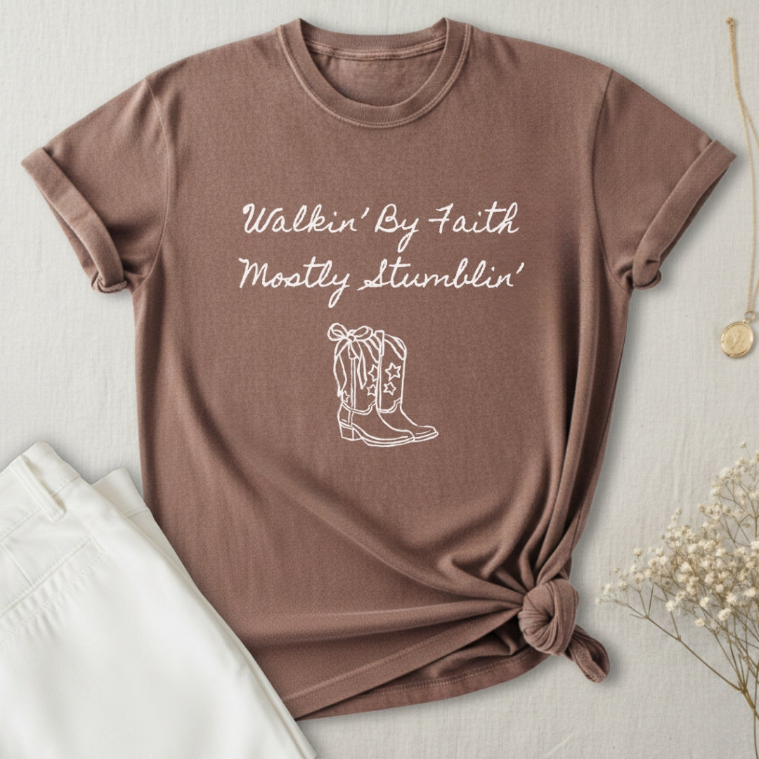 Walkin' By Faith T-Shirt